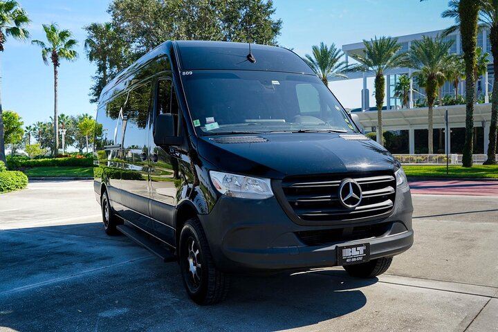 14 PASSENGERS LUXURY VAN BEST LUXURY TRANSPORTATION ORLANDO
